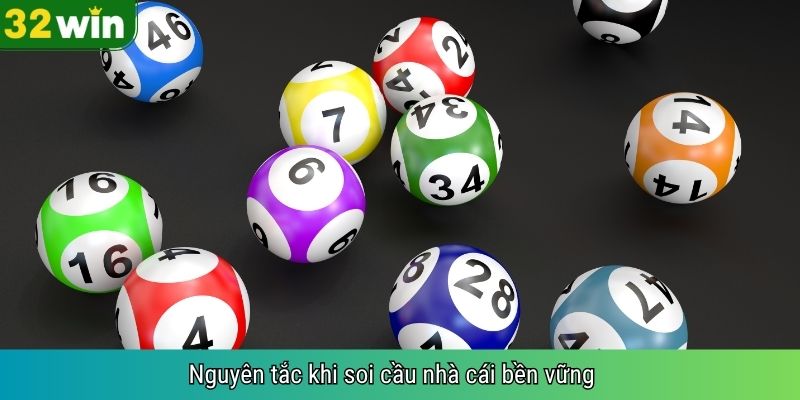 Nguyên tắc khi soi cầu nhà cái bền vững