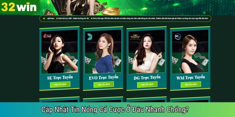 Cập Nhật Tin Nóng Cá Cược Ở Đâu Nhanh Chóng?
